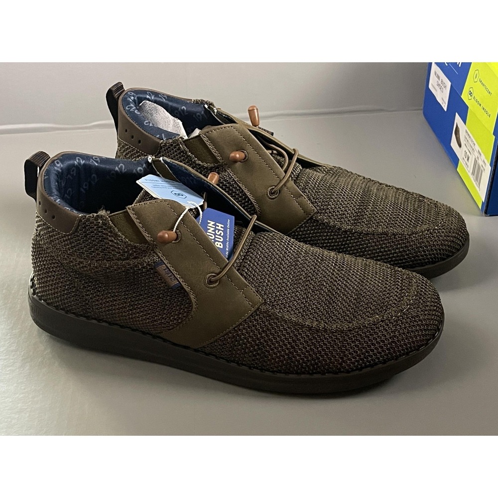Nunn Bush Brewski 2.0 CHK Boots Mens Size 10 Olive Mesh Chukka Comfort Casual - Picture 2 of 10
